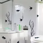 Bad Deko Set Fischewelt Fische Fliesen Wandtattoo Aufkleber Sticker Wc Neu Intended For Aufkleber Badezimmer