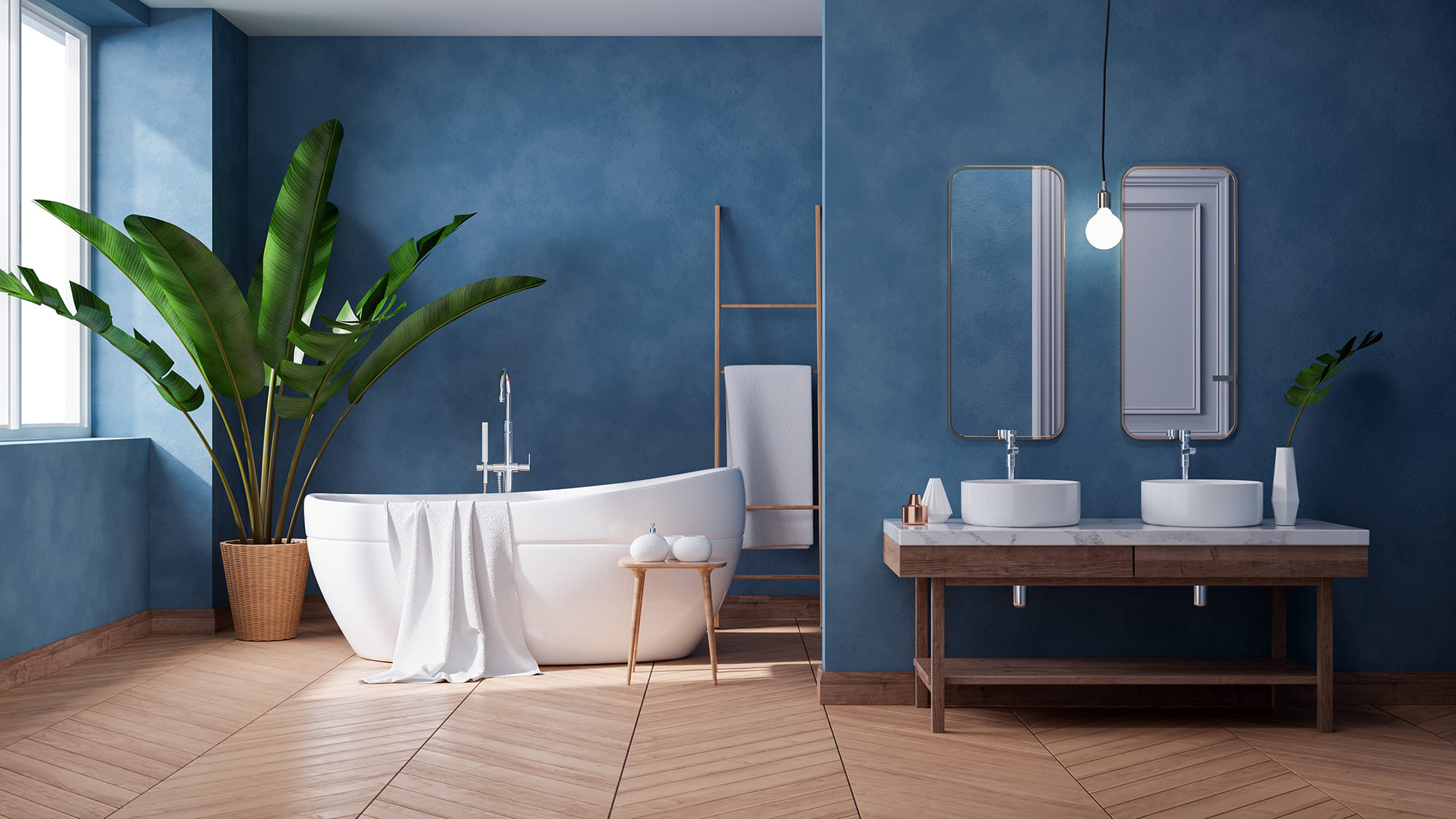 Badezimmer In Blau – Ideen, Anregungen Und Tipps | Obi in Badezimmer Blau