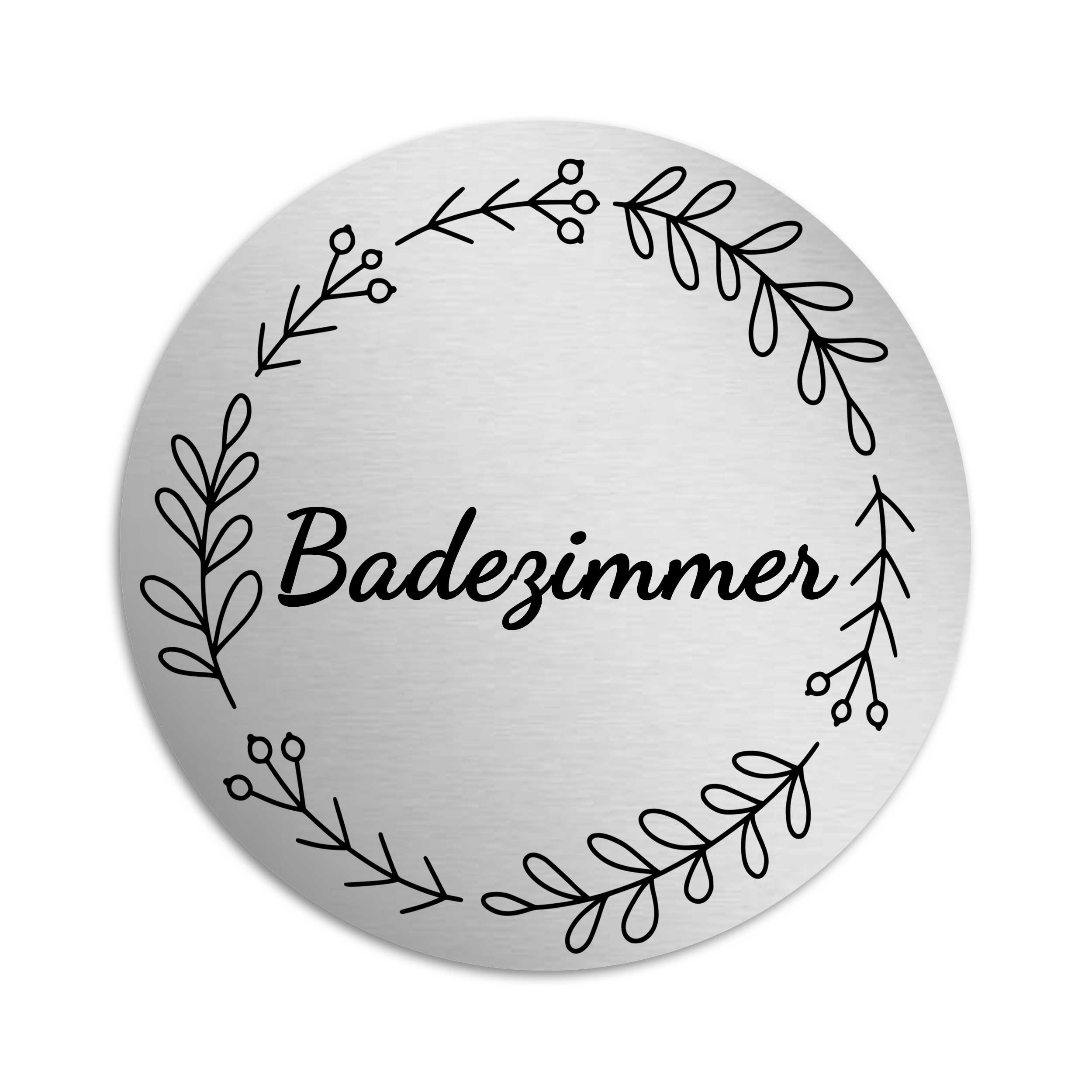 Badezimmer Schild, Rund regarding Badezimmer Schild