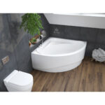 Eckbadewanne 140X140 Standardo Ablaufgarnitur + Füße Gratis Regarding Badezimmer Eckbadewanne