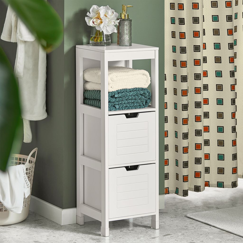 Sobuy® Badkommode, Badschrank, Kommode, Badezimmer, Frg127-W throughout Kommode Für Badezimmer